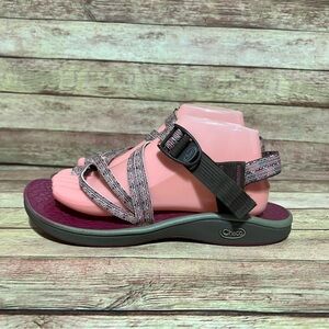 Chaco Maroon Strap Sandals